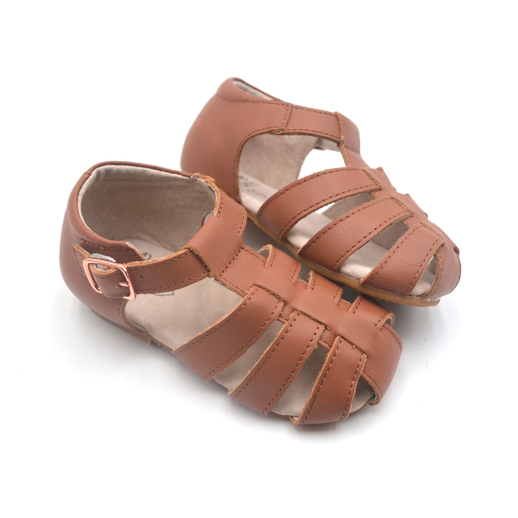 Kids Shoes Australian summer sandals salt water sandals tan leather toddler